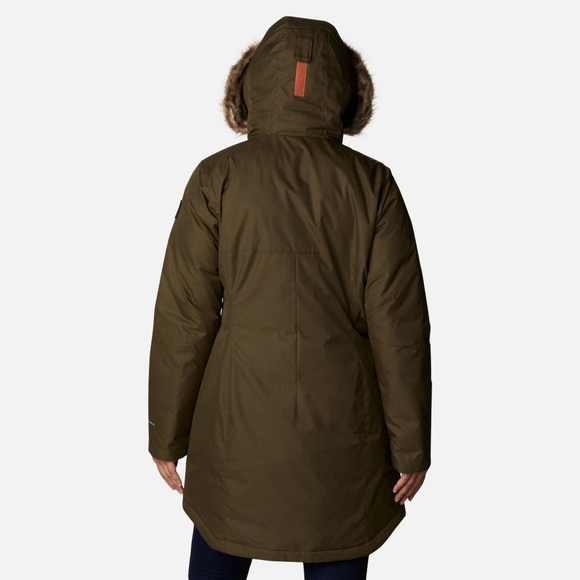 Columbia Women's Suttle Mountain Long Insulated Jacket (size XXL, olive green) - Picture 5 of 9